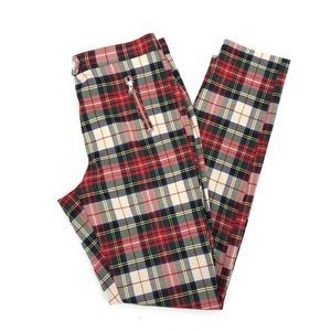 H&M Red Plaid Trousers